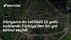 Bayburt’taki D915 karayolu keskin virajlarıyla dünyanın en tehlikeli yolu oldu