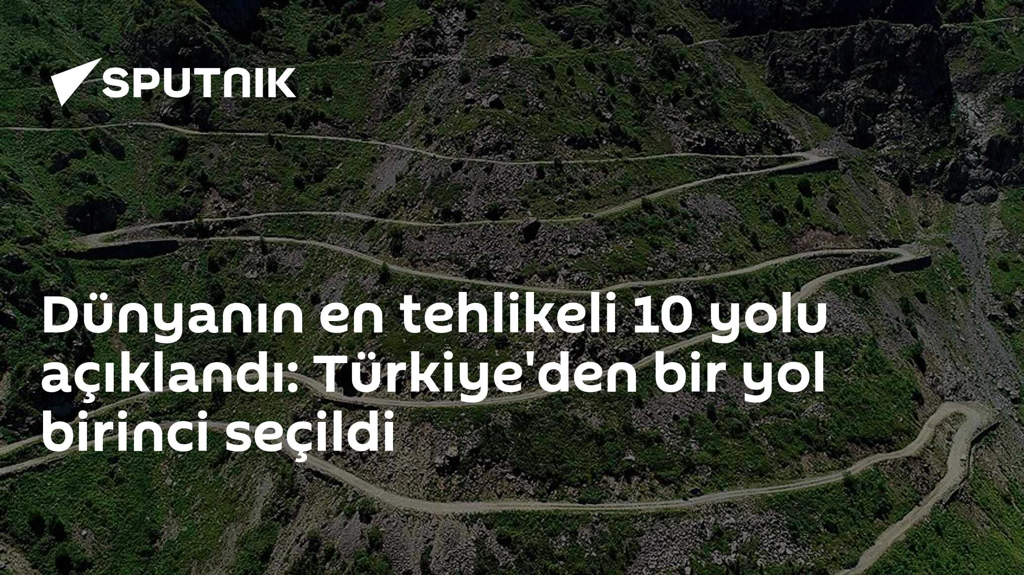Bayburt’taki D915 karayolu keskin virajlarıyla dünyanın en tehlikeli yolu oldu
