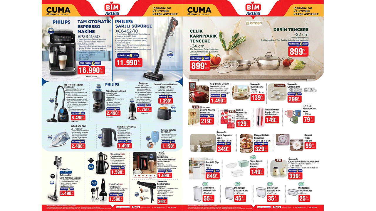 BİM mağazalarına gelen Philips şarjlı süpürgeyle toz avı daha kolay