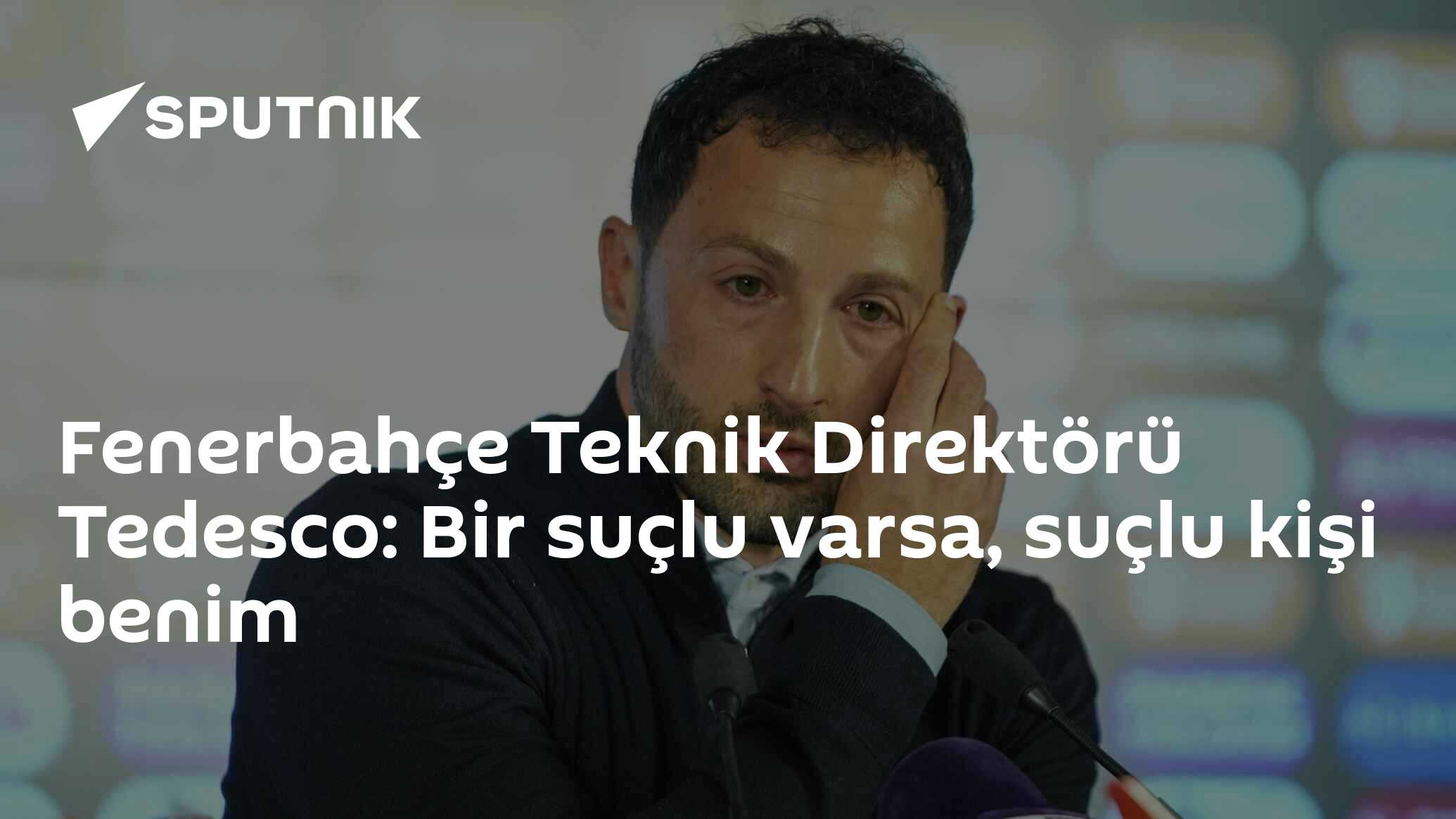 Galatasaray yenilgisi sonrası Tedesco tüm sorumluluğu üstlendi
