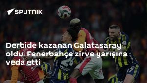 Galatasaray’ın Fenerbahçe’yi mağlup etmesiyle Süper Lig’de liderlik yarışı kızıştı