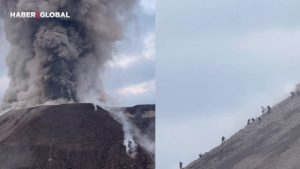 Guatemala’da Yasakları Delen Dağcılar Patlama Anında Yakalandı
