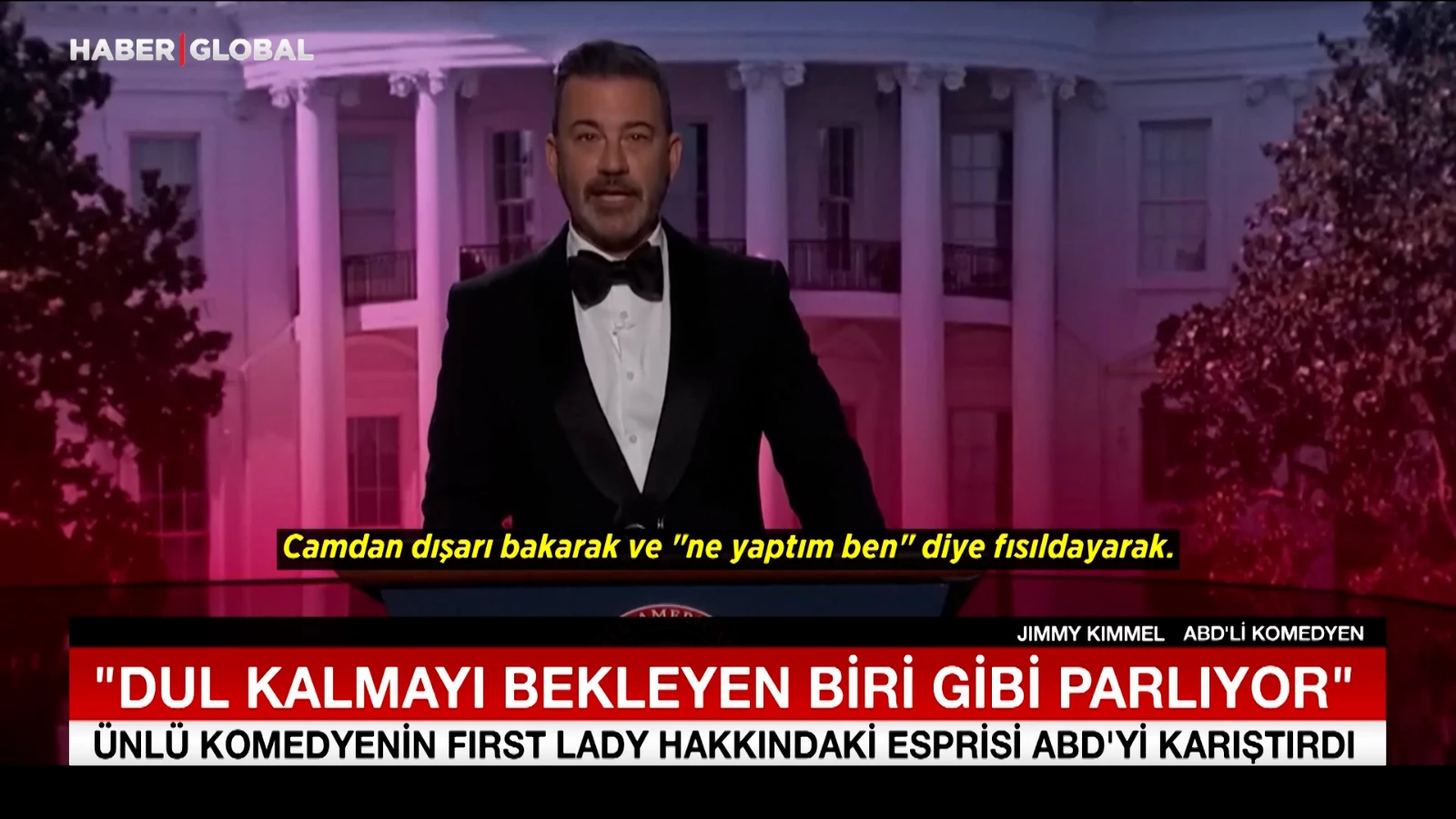Jimmy Kimmel’ın Melania Trump esprisi sonrası Beyaz Saray’da gerginlik yaşandı