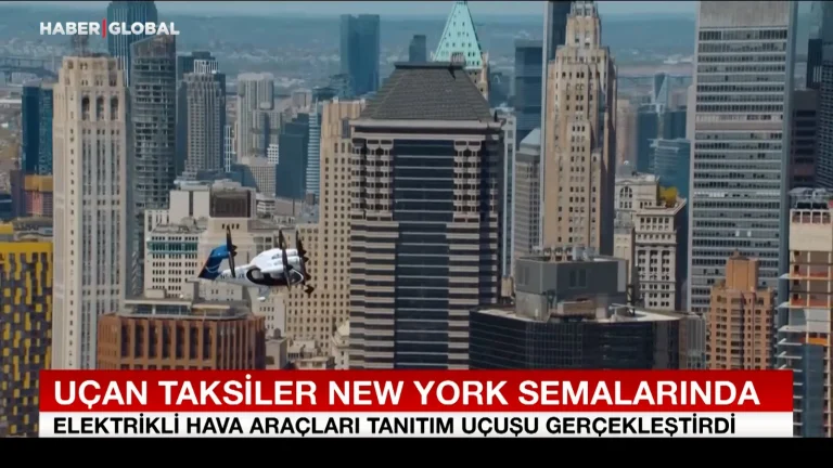 Joby Aviation’ın elektrikli hava taksisi New York’ta ilk test uçuşunu tamamladı