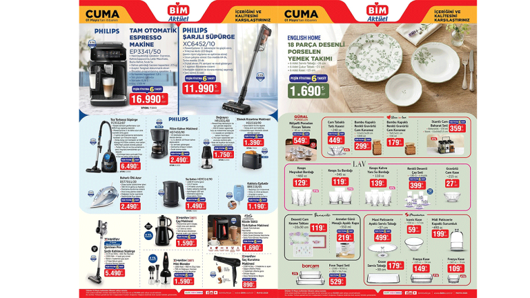 Kahve Tutkunları İçin Büyük Fırsat: BİM’de Philips Tam Otomatik Espresso Makinesi Satışı Başlıyor