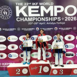 Kastamonulu sporcu Ela Ecevit dünya kempo şampiyonasında altınla taçlandı