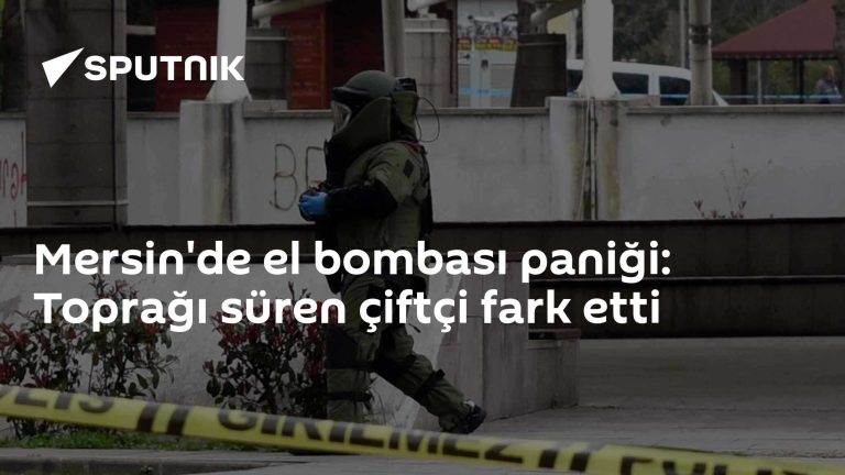 Mersin’de çiftçinin bulduğu el bombası ekiplerce güvenli şekilde etkisiz hale getirildi