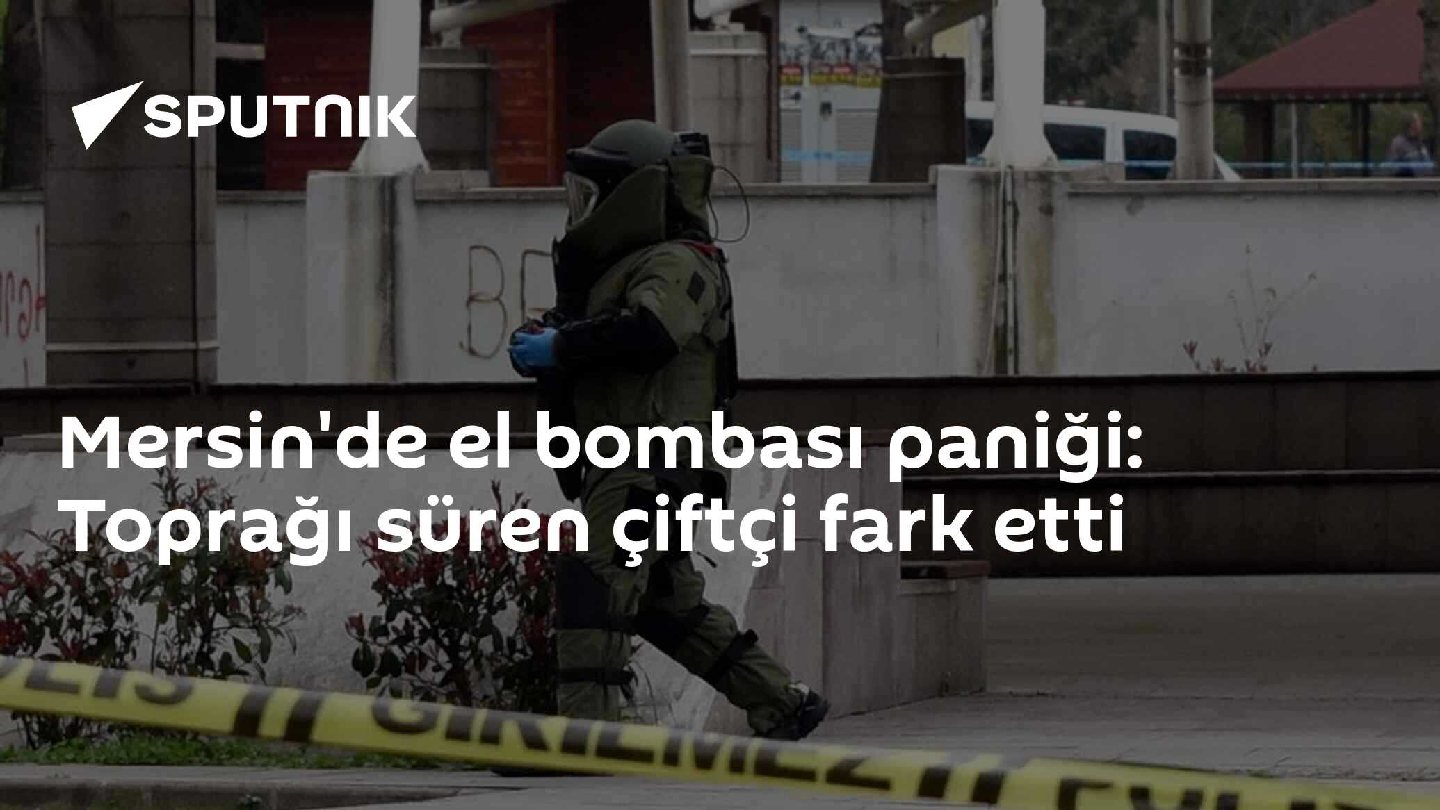 Mersin’de çiftçinin bulduğu el bombası ekiplerce güvenli şekilde etkisiz hale getirildi