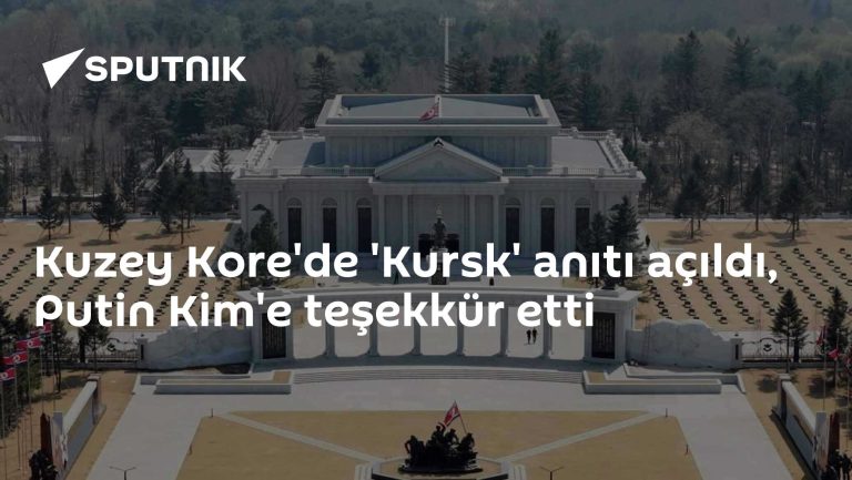 Putin’in Teşekkürüyle Kuzey Kore’de Kursk Anıtı Törenle Açıldı
