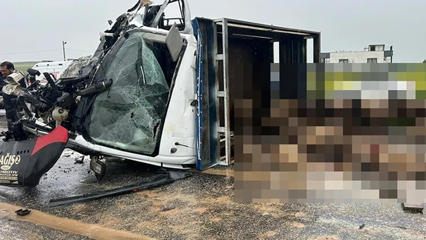 Siirt’te koyun yüklü kamyonet ile otomobilin çarpışması can aldı