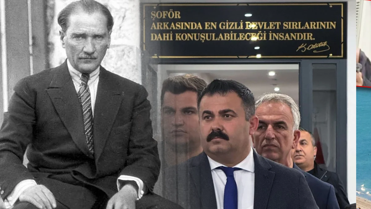Şoförler Odasında Asılan Sahte Atatürk Sözü Tepki Çekti