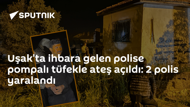 Uşak’ta aile içi şiddet ihbarına giden polislere silahlı saldırı düzenlendi