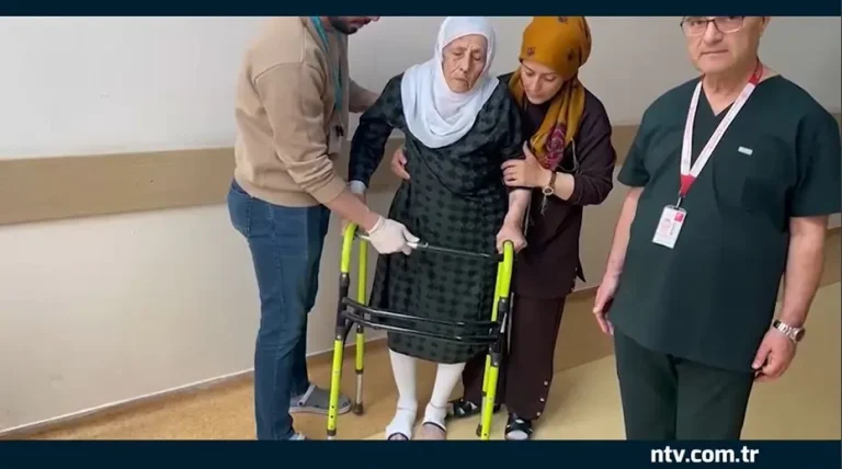 107 yaşındaki Fatma Nine kalça ameliyatı sonrası hızla sağlığına kavuştu