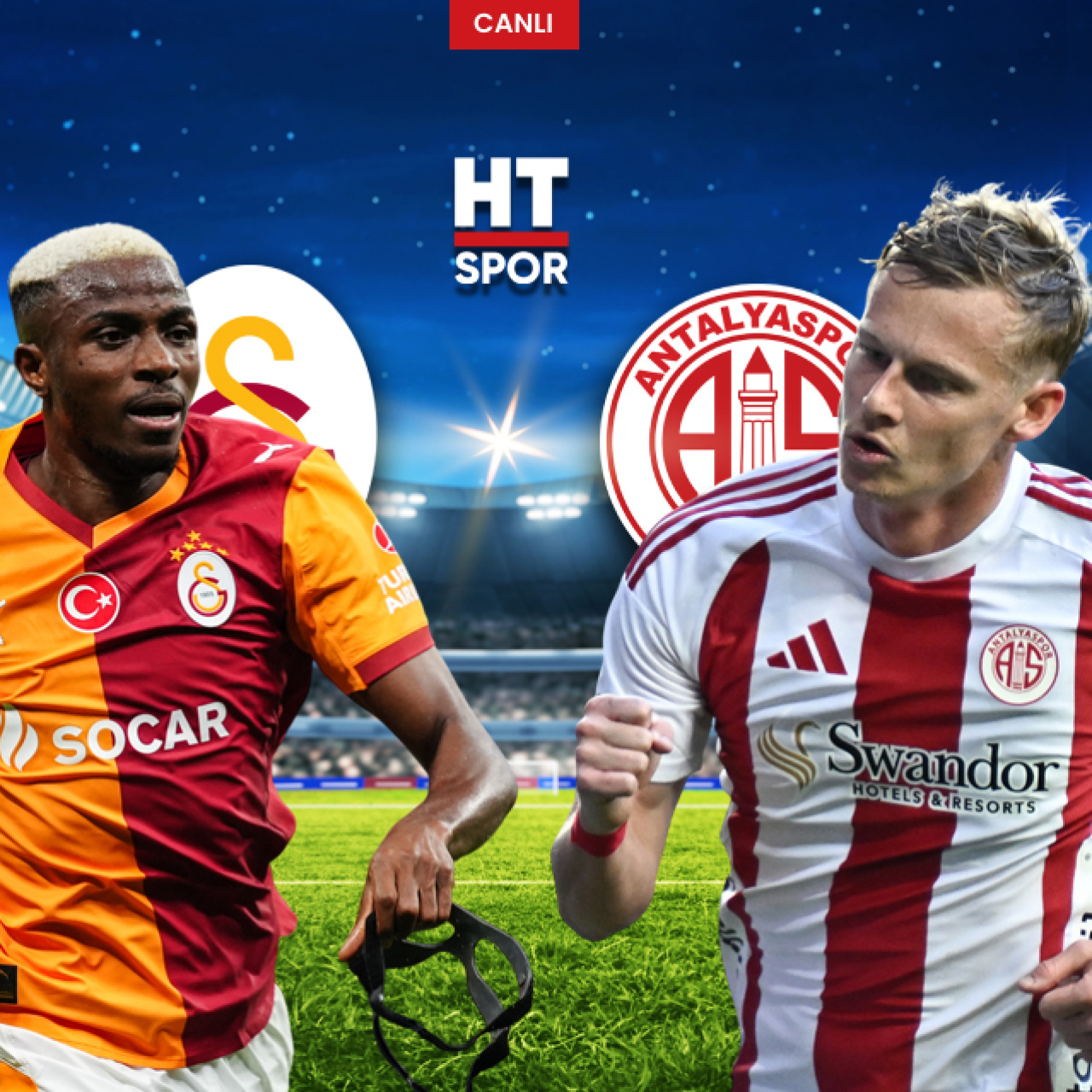 Galatasaray, Antalyaspor Karşısında Şampiyonluk İçin Sahaya Çıkıyor