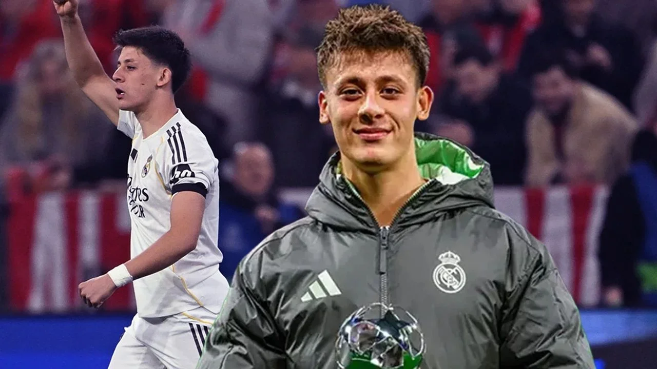 Arda Güler Şampiyonlar Ligi’nde Yılın Yükselen Yıldızı seçildi