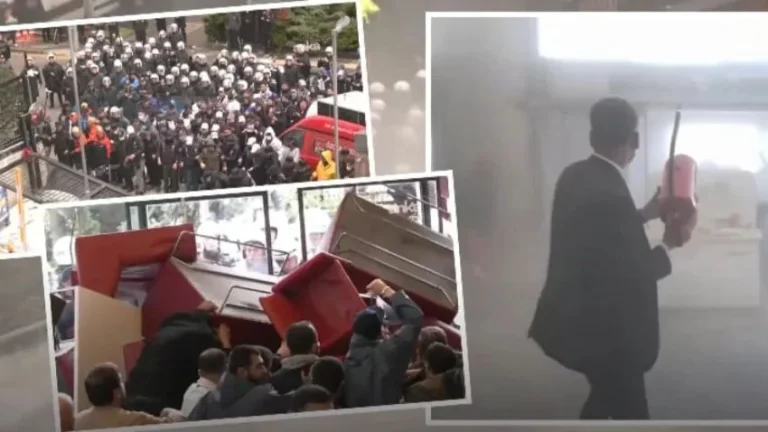 CHP Genel Merkezi’ne polis kapıyı kırarak girdi