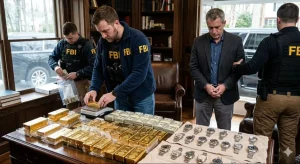 Eski CIA ajanının evinden çuvalla dolar ve külçe altın çıktı