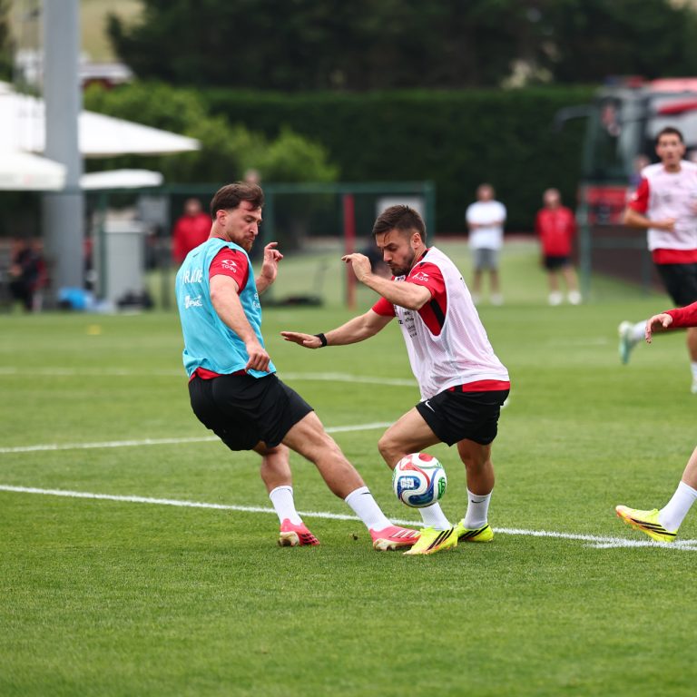 A Milli Futbol Takımı, Dünya Kupası öncesi Kuzey Makedonya hazırlıklarına hız verdi