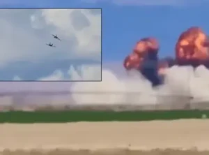 ABD’de hava gösterisinde iki F/A-18 savaş uçağı çarpışarak infilak etti