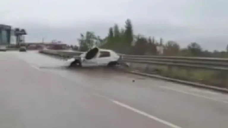 Amasya’da ardı ardına yaşanan trafik kazaları yürekleri ağza getirdi