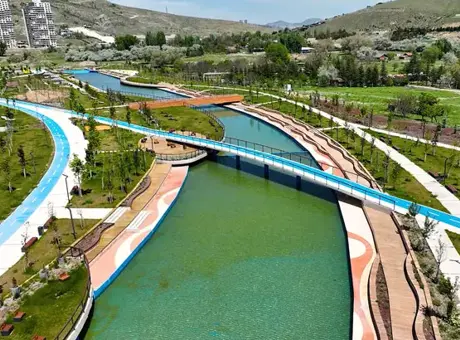Ankara İmrahor Vadisi Millet Bahçesi yeni sosyal alanlarıyla dikkat çekiyor
