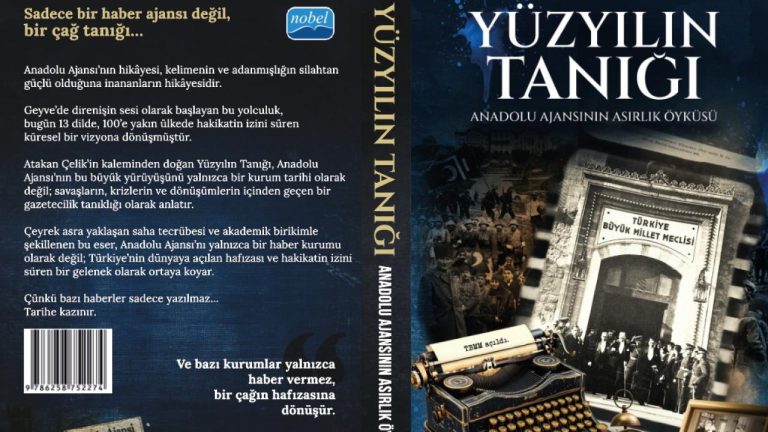 Atakan Çelik’in kaleme aldığı eser Anadolu Ajansı’nın yüzyıllık serüvenini anlatıyor