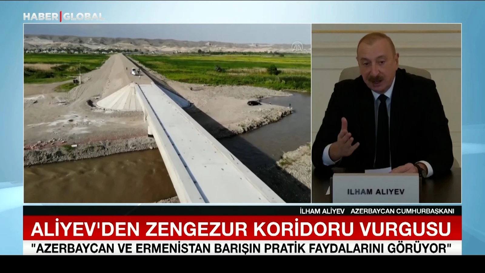 Azerbaycan Cumhurbaşkanı İlham Aliyev, Zengezur Koridoru’nun önemine dikkat çekti