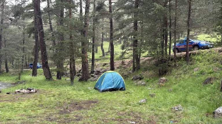 Bolu’da yıldırım düşen ormanda kamp yapan aileden üç kişi hastaneye kaldırıldı