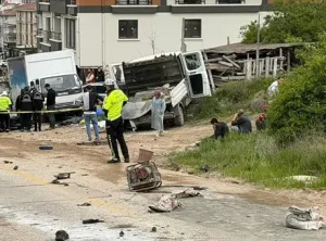 Çankaya’da geri kayan kamyonet iki ASKİ işçisinin hayatını kaybetmesine yol açtı