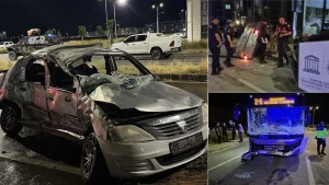 Diyarbakır Bağlar’da belediye otobüsü ve otomobil çarpıştı, 2 kişi yaşamını yitirdi