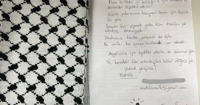 Fransız Aktivist İsrail Saldırısı Sonrası Tedavi Gördüğü Türk Doktorlara Minnet Duydu