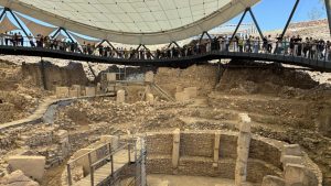 Göbeklitepe Kurban Bayramı tatilinde ziyaretçi akınına uğruyor