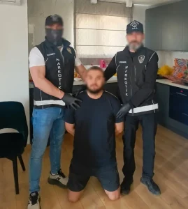 Interpol ve Europol’ün en çok aradığı Tunahan Çetkin Alanya’da yakalandı