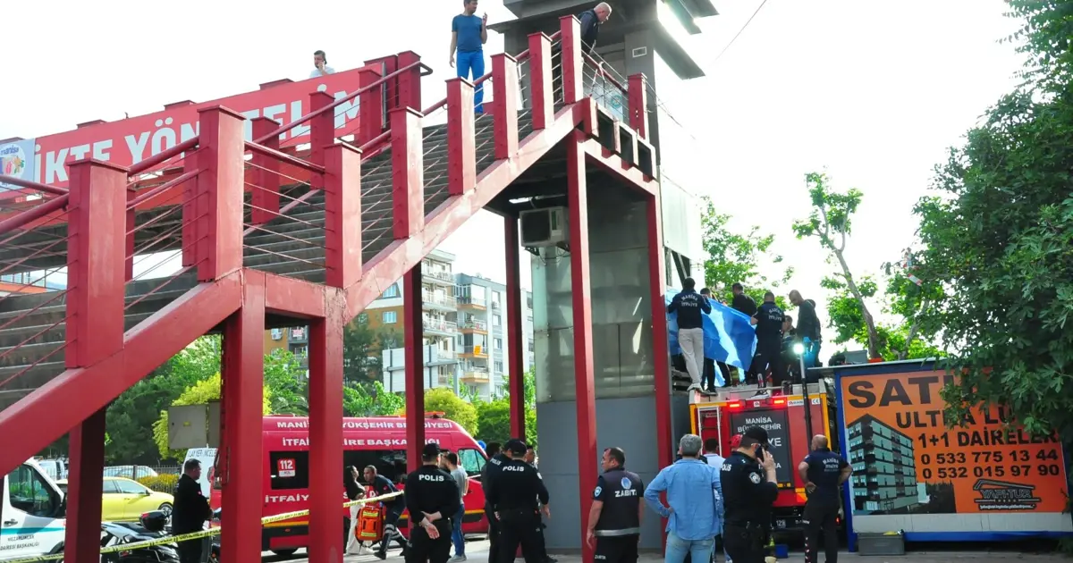 Manisa’da üst geçit asansöründe meydana gelen trajik kazada genç hayatını kaybetti