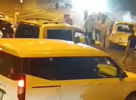 Osmaniye Taşoluk Tüneli’nde meydana gelen zincirleme kaza trafiği kilitledi