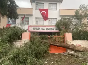 Şanlıurfa’nın Birecik ve Viranşehir ilçelerinde okullar olumsuz hava şartları nedeniyle tatil edildi