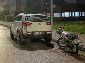 Sivas’ta motosiklet cip kazasında genç sürücü hayatını kaybetti