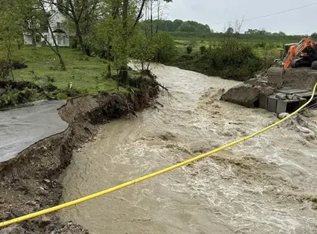 Tunceli’de sağanak yağmur sonrası şebeke suyu geçici olarak içme amacıyla kullanılamayacak