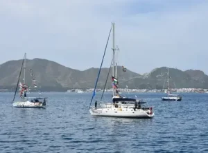 Türk Sahil Güvenliği Akdeniz’de Arızalanan Küresel Sumud Gemisini Kurtardı