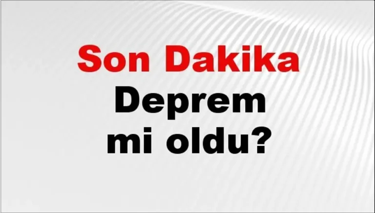 30 Haziran 2026’da Türkiye genelinde deprem hareketliliği artış gösterdi