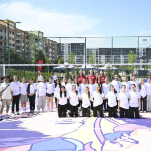 Ankara’da Voleybol Sahası Yenilendi VNL Legacy Court Projesi Hayata Geçti
