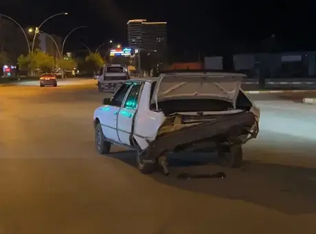 Çorum’da meydana gelen trafik kazasında sürücü olay yerinden kaçtı