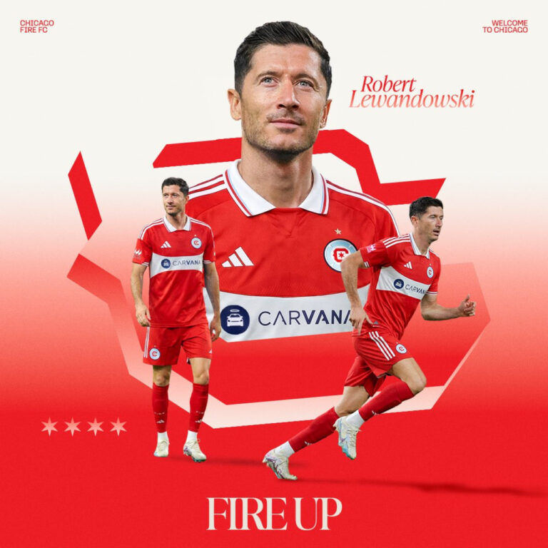Robert Lewandowski, MLS takımı Chicago Fire ile resmi sözleşme imzaladı