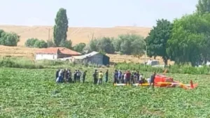 Ankara’da TUSAŞ’a ait eğitim helikopteri düştü: 1 Şehit, 1 yaralı