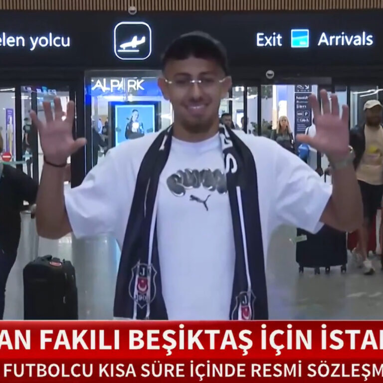 Beşiktaş’ın Yeni Transferi İlhan Fakılı İstanbul’a Geldi ve Sağlık Kontrollerine Başlayacak