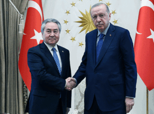 Cumhurbaşkanı Erdoğan, Kırgızistan ile diplomatik temasları güçlendirmek için Kulubayev’le görüştü